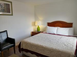 Postelja oz. postelje v sobi nastanitve Apple Inn and Suites Cooperstown Area