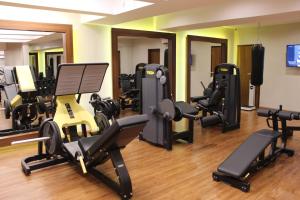 Fitness centrum a/nebo fitness zařízení v ubytování Tivoli Mofarrej São Paulo