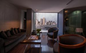 Istumisnurk majutusasutuses Demetria Hotel