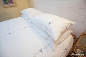 Postel nebo postele na pokoji v ubytování Aprile