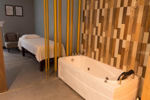 Koupelna v ubytování Muong Thanh Luxury Lang Son Hotel