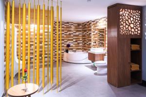 Koupelna v ubytování Muong Thanh Luxury Lang Son Hotel