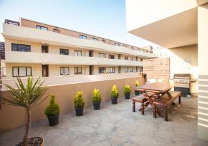 Μπαλκόνι ή βεράντα στο Bianka's Self-Catering Apartment