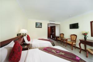 TV a/nebo společenská místnost v ubytování Smiling Hotel
