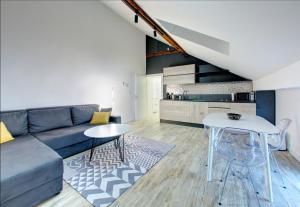 Køkken eller tekøkken på Lofty apartments