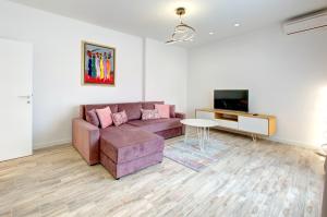 Et tv og/eller underholdning på Lofty apartments