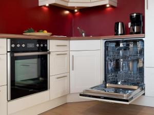 Kuchyň nebo kuchyňský kout v ubytování Appartement Lehnsweg 8, Büsum