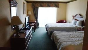 Postel nebo postele na pokoji v ubytování Palace Inn & Suites