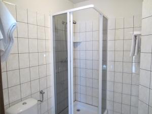 Koupelna v ubytování Livonija