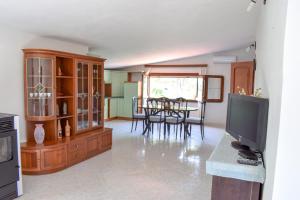 Kuchyň nebo kuchyňský kout v ubytování villa sa perdera