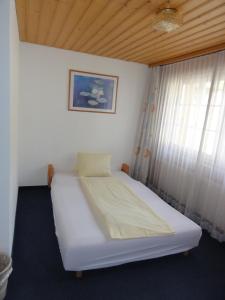 Hotel Steinbock Grindelwald客房内的一张或多张床位