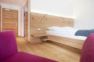 Posteľ alebo postele v izbe v ubytovaní Vegan Hotel La Vimea