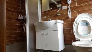 Koupelna v ubytování Da Yi Train Homestay