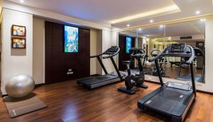 Fitness centrum a/nebo fitness zařízení v ubytování Boudl Gardenia Resort
