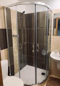 Vannituba majutusasutuses Apartmány v ráji (Českém)