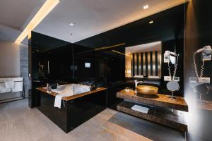 Koupelna v ubytování Hotel Egnatia