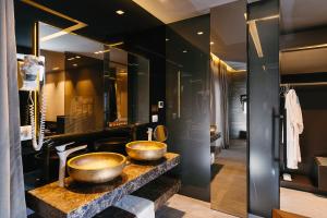Koupelna v ubytování Hotel Egnatia