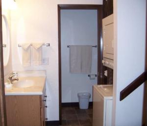a bathroom with a sink and a toilet at Club Tahoe Resort in Incline Village
