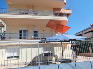 A balcony or terrace at Dimitrios Apartments