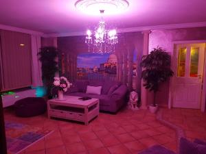 Posezení v ubytování Whirlpool Suite Venezia