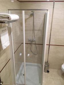 Łazienka w obiekcie Hotel Manolo Mayo