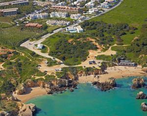 an aerial view of the shoreline of a beach at Sao Rafael Holidays in Albufeira