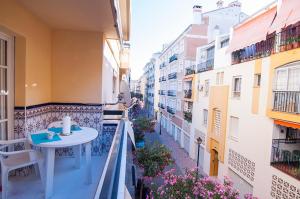 Balkón alebo terasa v ubytovaní Luminoso y fresco apartamento en 2ª línea de playa