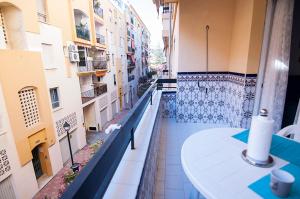 Balkón alebo terasa v ubytovaní Luminoso y fresco apartamento en 2ª línea de playa