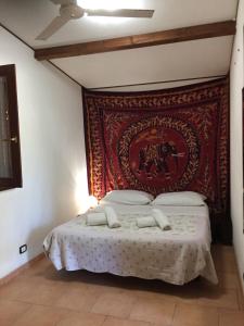 Villaggio La Roccia camping客房内的一张或多张床位