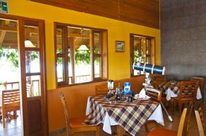 Restaurace v ubytování Finca Hamburgo La Ruta del Cafe