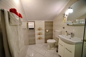 Koupelna v ubytování Casa Alina + 37 fotografií