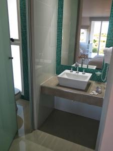 Koupelna v ubytování Barrancas Suites