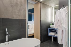 Ванная комната в Hotel Metropolis