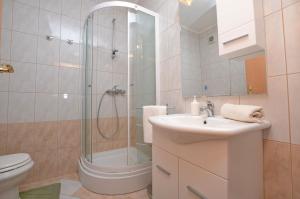 Koupelna v ubytování Apartment Marija