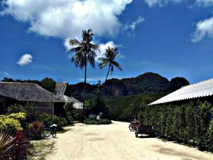Landskap semula jadi dekat dengan resort