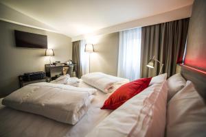 Posteľ alebo postele v izbe v ubytovaní Locanda al Vescovo & SPA