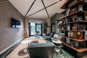 TV a/nebo společenská místnost v ubytování Hotel Europa