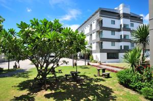 Zahrada ubytování BS Residence Suvarnabhumi