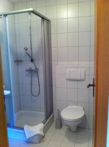 Koupelna v ubytování Gasthof Richebächli
