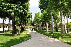 A garden outside Hotel Fontana Olente