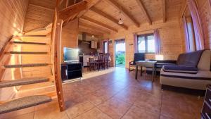 Posezení v ubytování Domki Natalia Łeba blisko centrum