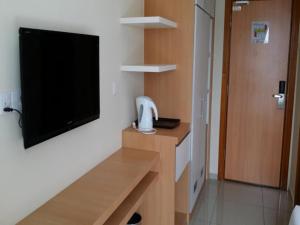 Kuchyň nebo kuchyňský kout v ubytování Caspari Hotel