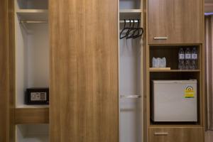 Kuchyň nebo kuchyňský kout v ubytování Unity Hotel