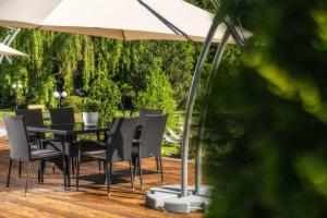 Vonkajšia záhrada v ubytovaní Hotel HP Park
