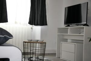 TV a/nebo společenská místnost v ubytování Stylish Apartment in City Center