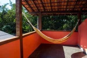 Svalir eða verönd á Social Ilha Grande Hostel