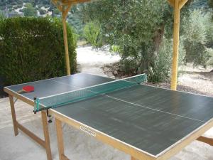 Stolní tenis v ubytování B&B Lasnavillasmm nebo okolí
