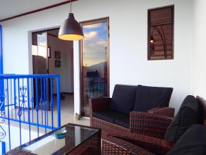 Posezení v ubytování Orosi Lodge