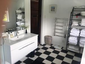 A bathroom at The Inn At The Convent