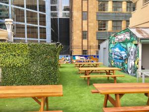 Summer House Sydney City - formerly Sydney Backpackers外面的花园
